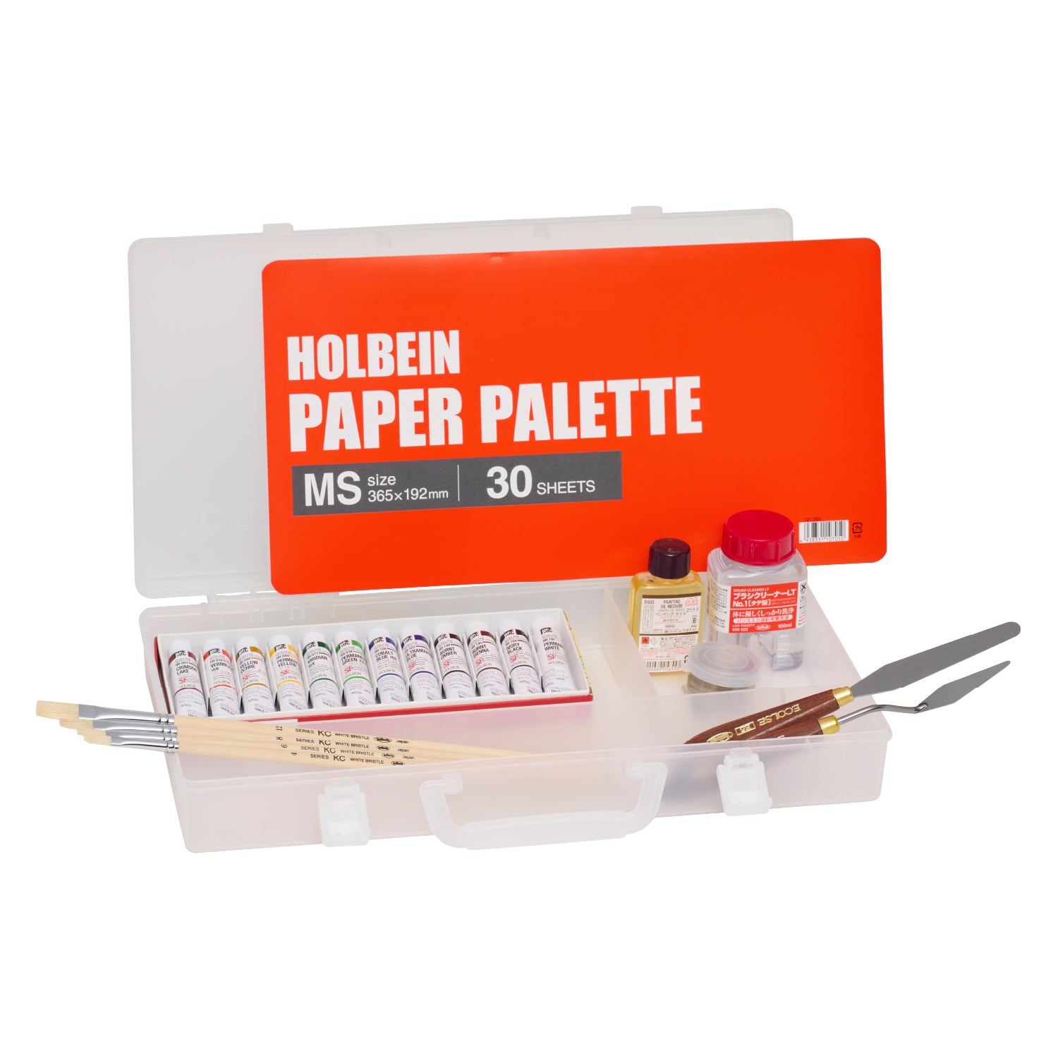 油絵具 アタッシュ大長BOX HOC-4 12色セット – ホルベイン オンライン