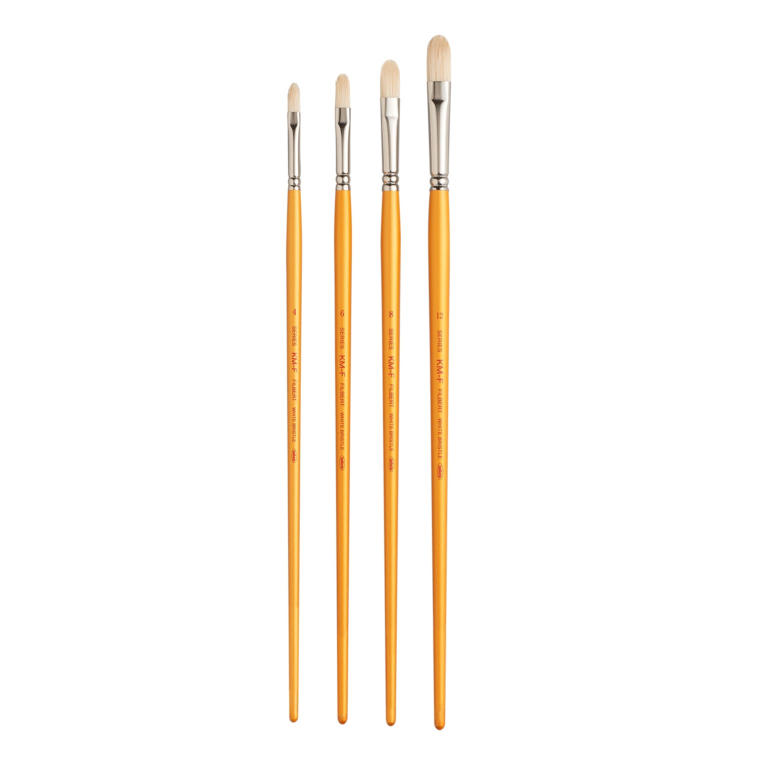 画筆セット③ 油絵用筆（豚毛平） 4本組 – ホルベイン オンラインショップ