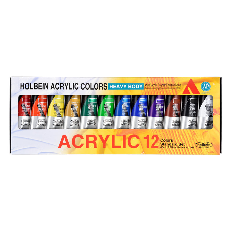 アクリリック カラー［ヘビーボディ］ 60ml 12色セット
