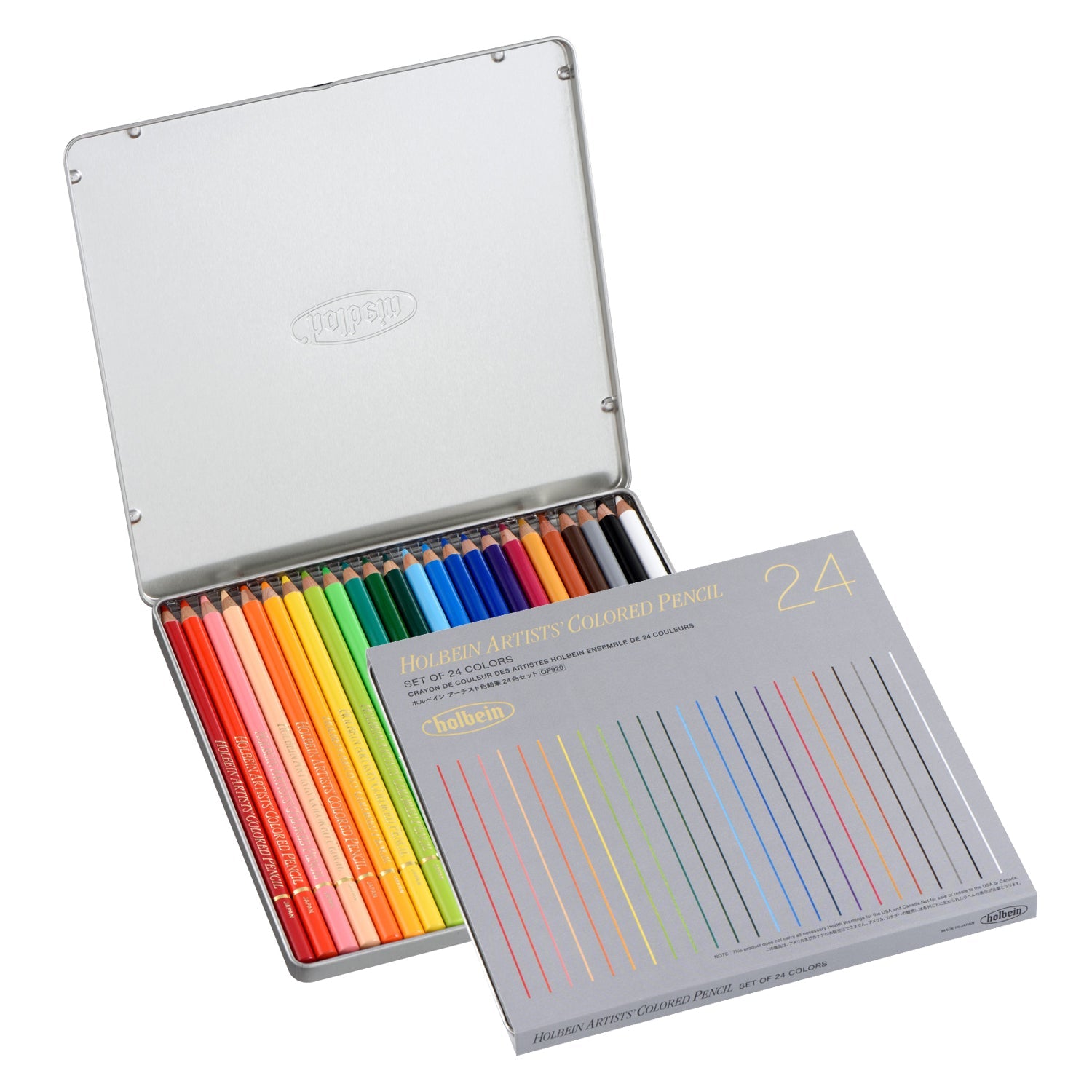 (未使用･未開封品)　ホルベイン 色鉛筆 24色 セット ar3p5n1 アーチスト色鉛筆 24色セット – ホルベイン オンラインショップ