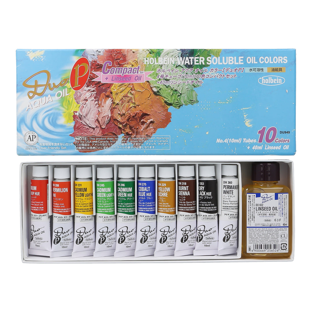 水可溶性油絵具 デュオ セット – ホルベイン オンラインショップ