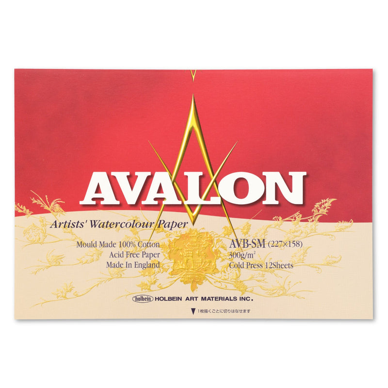 アヴァロン水彩紙 ブロック 300g 中目 AVB