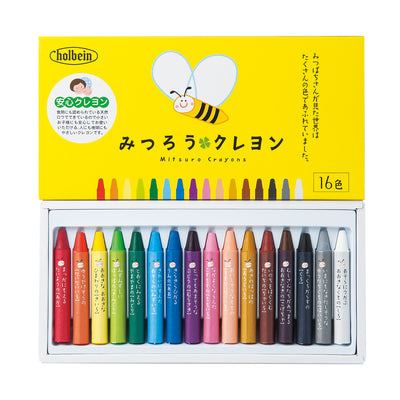 みつろうクレヨン 16色セット – ホルベイン オンラインショップ