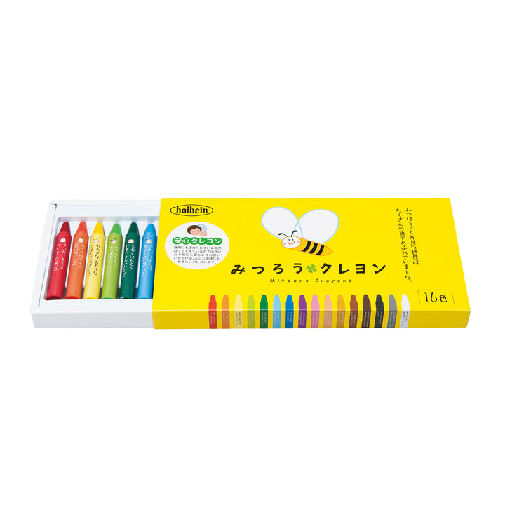 みつろうクレヨン 16色セット – ホルベイン オンラインショップ