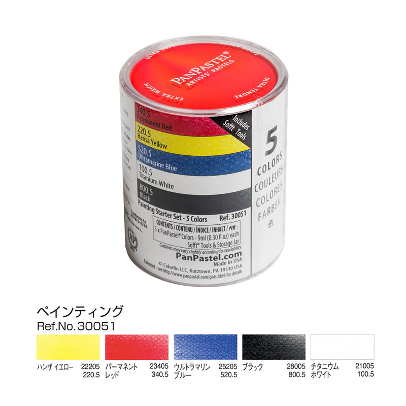パンパステル 30051 ペインティング 5色セット