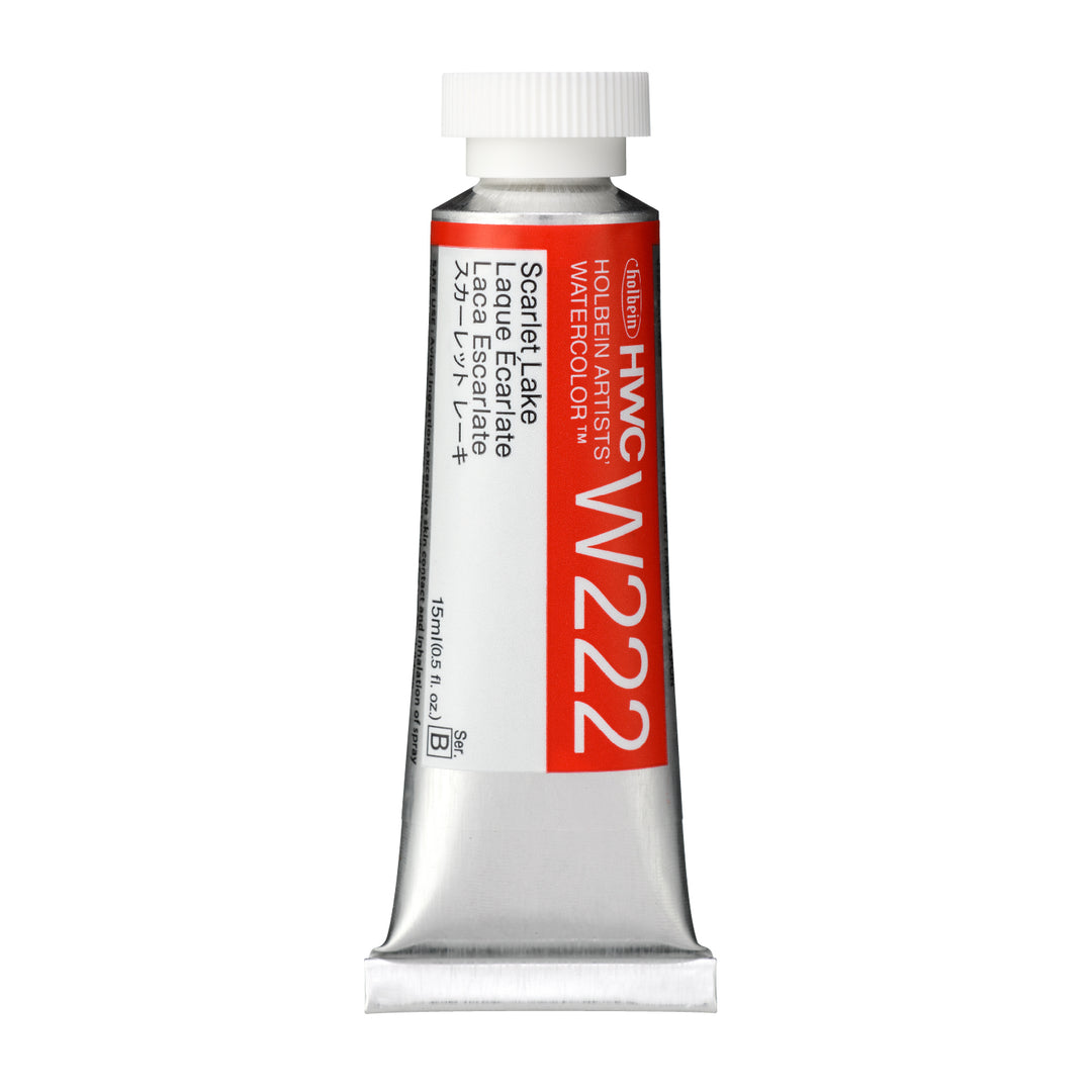 (未使用･未開封品)　ホルベイン  透明水彩絵具 スカーレットレーキ W222 15ml(5号) gsx453j 透明水彩絵具 スカーレット レーキ – ホルベイン オンラインショップ