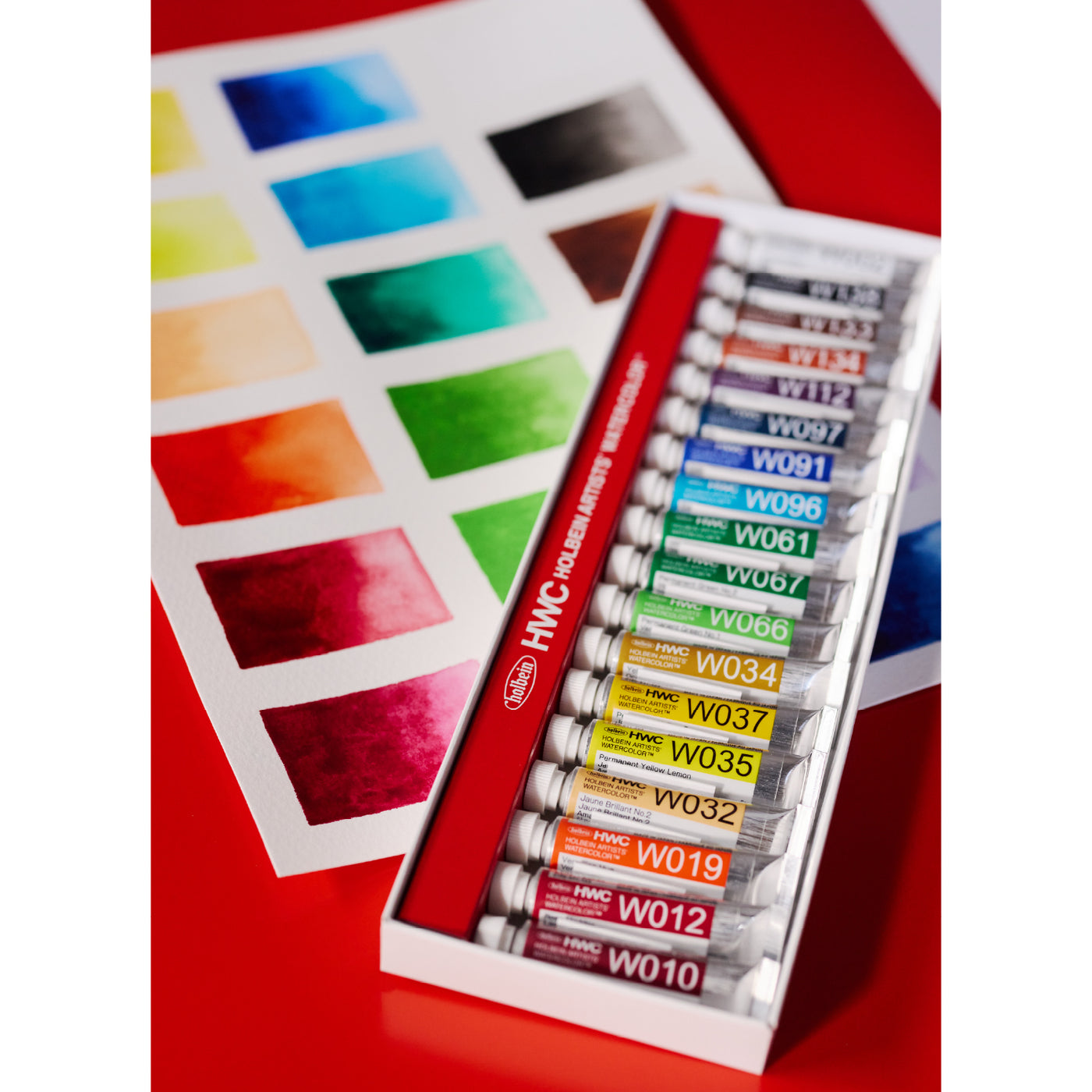透明水彩絵具 5ml 18色セット – ホルベイン オンラインショップ