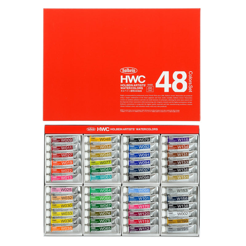 透明水彩絵具 5ml 48色セット