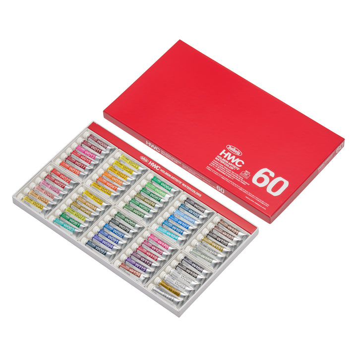 透明水彩絵具 5ml 60色セット – ホルベイン オンラインショップ