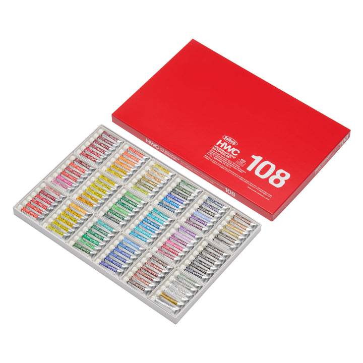 透明水彩絵具 5ml 108色セット – ホルベイン オンラインショップ