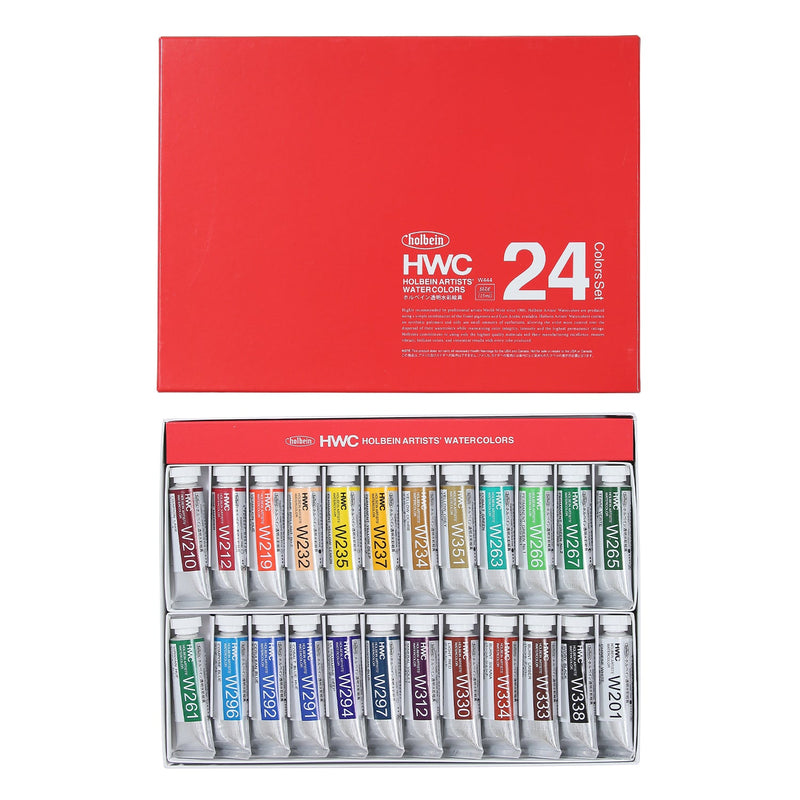 透明水彩絵具 15ml 24色セット