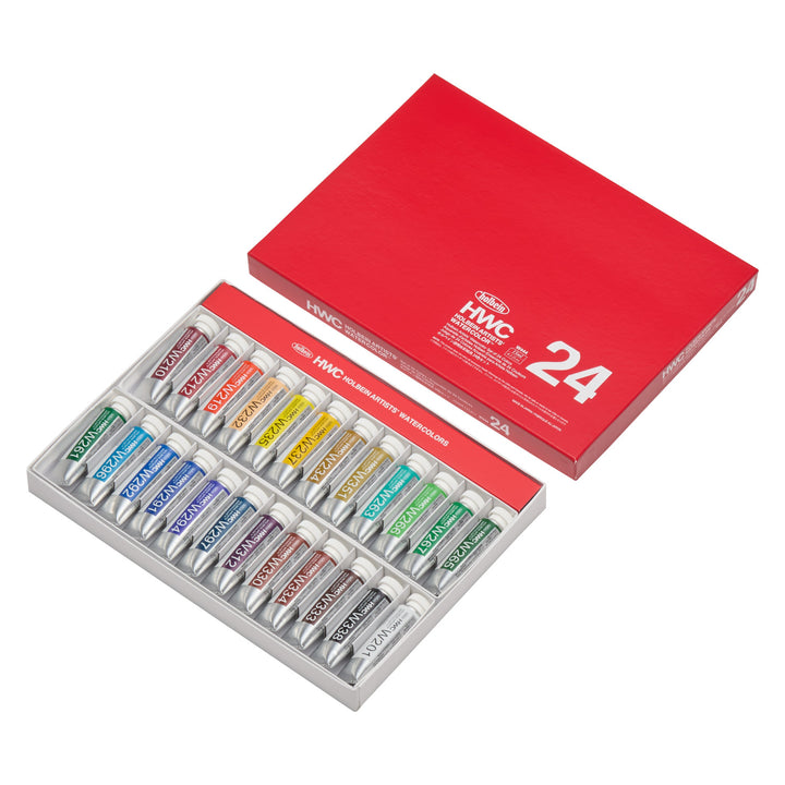 透明水彩絵具 15ml 24色セット – ホルベイン オンラインショップ