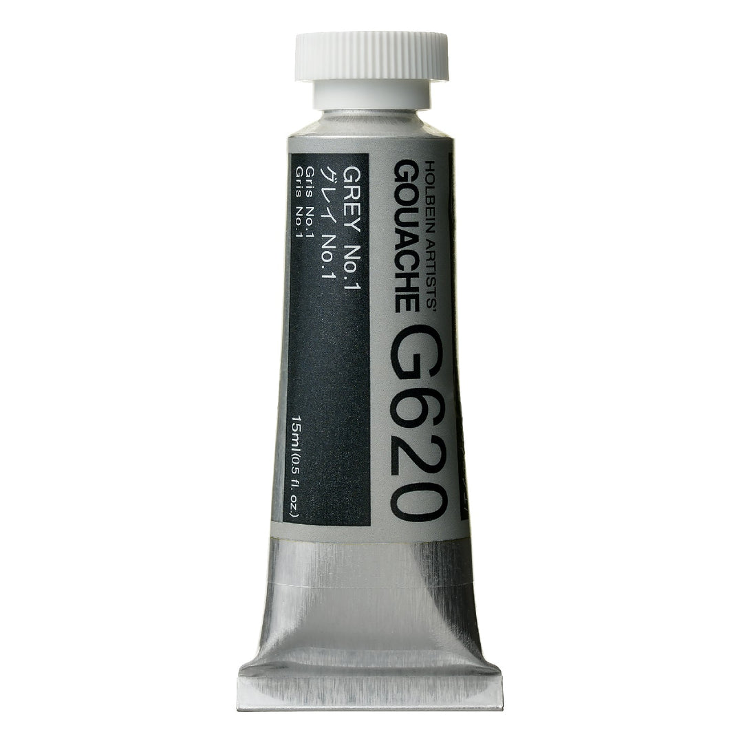 (未使用･未開封品)　ホルベイン 不透明水彩絵具 ガッシュ グレイNo.1 G620 15ml(5号) 7z28pnb 不透明水彩絵具〈ガッシュ〉グレイ No.1 – ホルベイン オンラインショップ