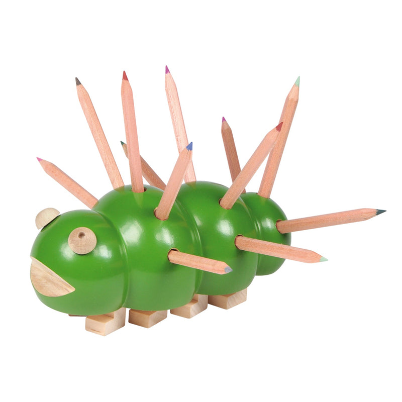 コヒノール いもむし 色鉛筆スタンド
