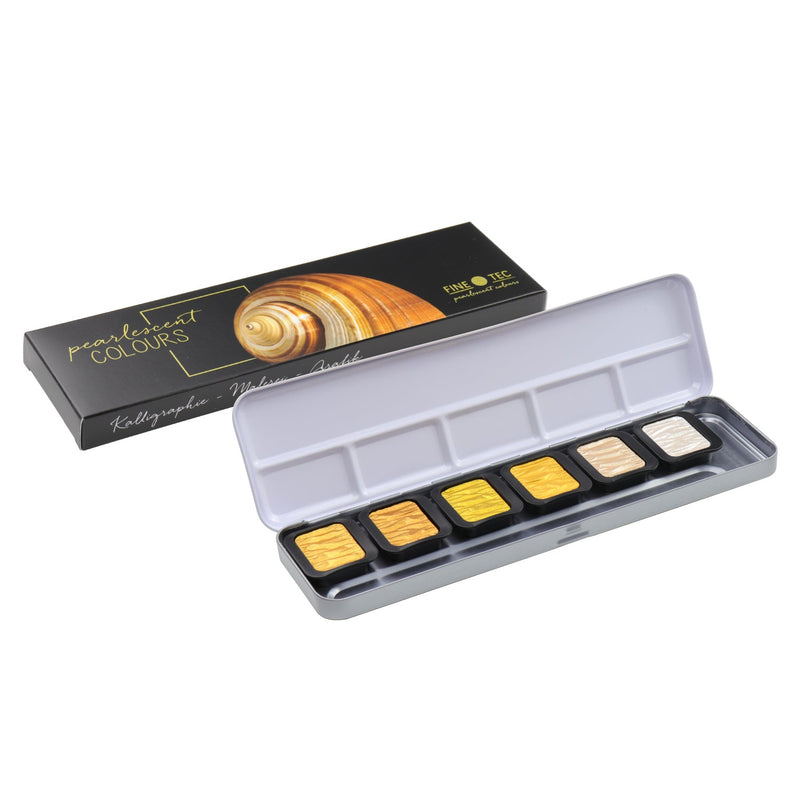 FINETEC パールセントカラー シルバーゴールド 6色セット F0601