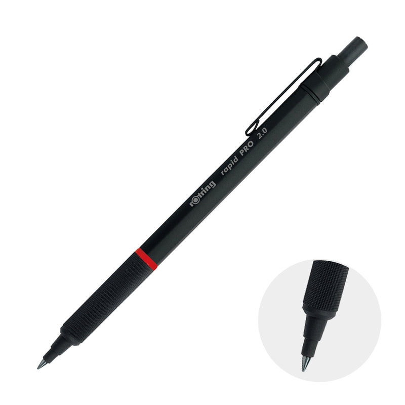 ロットリング ラピッドプロ ホルダー 2.0mm ブラック 1904260(949370)