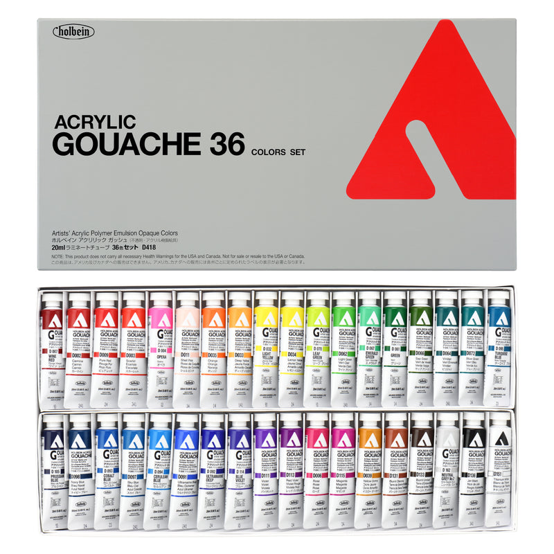 アクリリック ガッシュ 20ml 36色セット