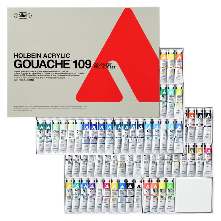 アクリリック ガッシュ 20ml 109色 全色セット – ホルベイン