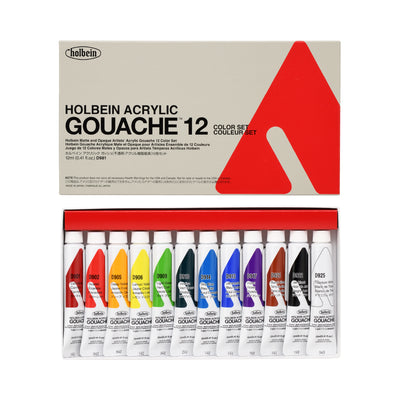 アクリリック ガッシュ 12ml 12色セット – ホルベイン オンラインショップ