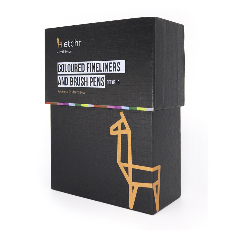Etchr カラーグラフィックペン 16本セット