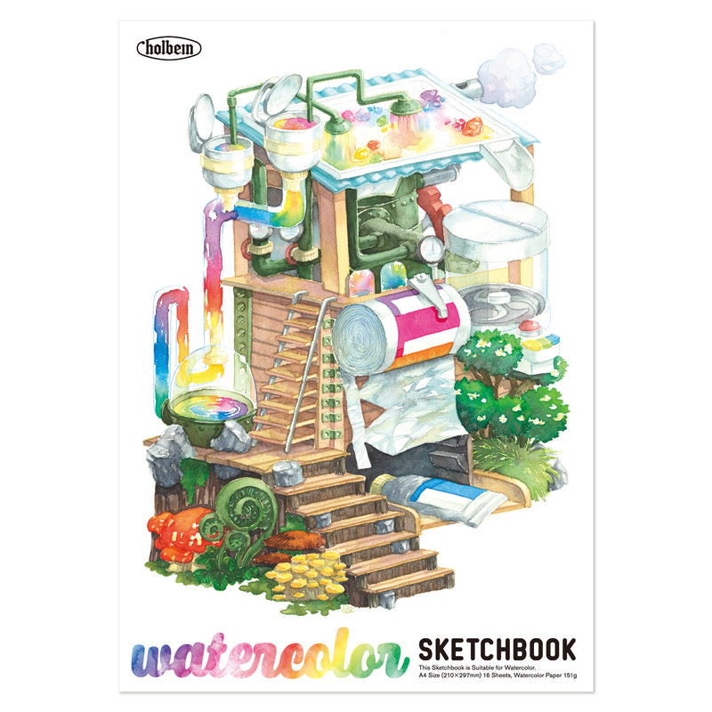 ホルベイン×ザ・チョイス コラボ vol.4 用途別スケッチブック 水彩画用ブック 林 タロウ YWC03-TH