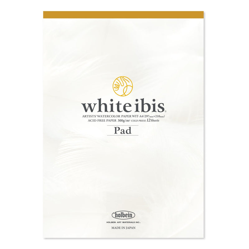 ホワイトアイビス水彩紙 A4パッド 300g 中目 WIT-A4